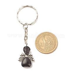 Окрашенные синтетические бирюзовые брелки KEYC-JKC00328-01