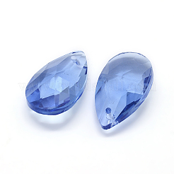 Facettierten Glas-Anhänger&nbsp;LS-GLAA-F069-L-A12