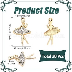 20 pièces pendentifs en alliage&nbsp;FIND-SC0012-75