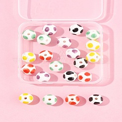 20шт 5 цвета фарфоровые бусины ручной работы PORC-FS0001-19