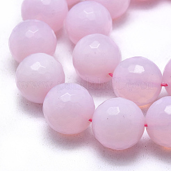 オパールビーズ連売り  多面カット  ラウンド  17.5~18mm  穴：1.2mm  約22個/連  14.76インチ（37.5cm）&nbsp;X-G-L557-43-18mm