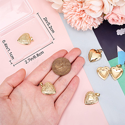 6шт латунные подвески-медальоны KK-BBC0015-53