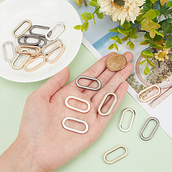 20 шт. 4-цветные пряжки для регулировки ремня сумки из сплава&nbsp;FIND-WR0009-96