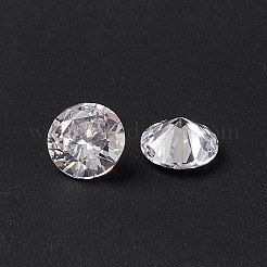 クリアグレードのダイヤモンド型キュービックジルコニアカボション  多面カット  7x4mm&nbsp;X-ZIRC-M002-7mm-007