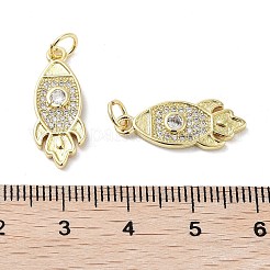 Покрытие стойки ракетная латунь микро-паве подвески из кубического циркония&nbsp;KK-E102-17G