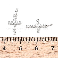 Shegrace Messing-Anhänger mit Mikropavé-Fassung aus klaren Zirkonia&nbsp;XGRQ1U028-377P