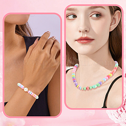 500шт УФ-покрытие непрозрачные акриловые бусины MACR-PA0001-22