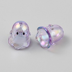 Transparentes bouchons acrylique de perles&nbsp;TACR-WH0021-20A