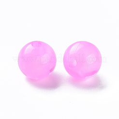 アクリルビーズ  天然石風  ラウンド  パールピンク  8mm  穴：1.8mm  約2000個/500g&nbsp;MACR-S375-001B-03