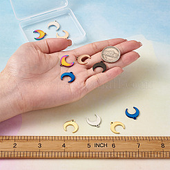 12шт 6 цвета подвески из нержавеющей стали&nbsp;STAS-TA0001-34