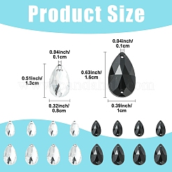 100 pz 2 stili da cucire su strass&nbsp;ACRT-YW0001-01A