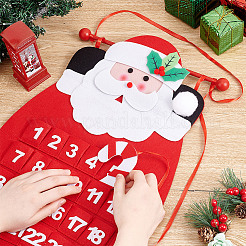 Weihnachts-Vliesstoff-Zwerg-Kalender-Anhängerdekorationen&nbsp;DIY-WH0430-851
