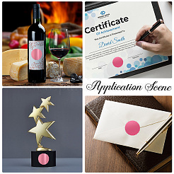 2 рулон бумаги самоклеящаяся зубчатая кромка награды пустые наклейки DIY-CP0012-59