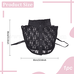 Кружевной воротник из полиэстера&nbsp;DIY-WH0430-634A