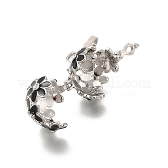 Подвески из бисера со стразами из сплава ENAM-M047-04P-A