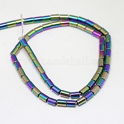 Electroplate non magnetici ematite sintetico fili di perline&nbsp;G-J162-B-08