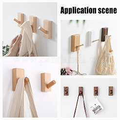 Крючок-вешалка из бука HJEW-WH0014-56