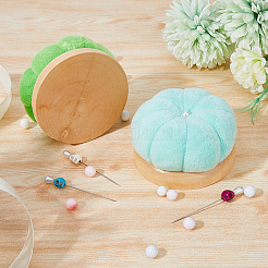 2шт. бархатная игольница 2-х цветов DIY-DC0002-02