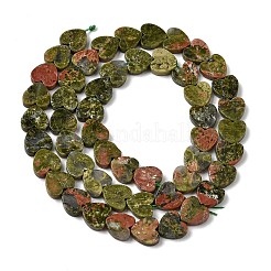 Природные Unakite бисер нитей G-M403-A23-03
