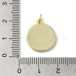 Muschelanhänger aus Messing mit Pavé-Fassung&nbsp;KK-I708-14G-G