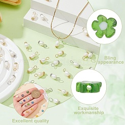 40 шт. 2-цветные подвески-картофелины из натурального культивированного пресноводного жемчуга PALLOY-HY00044