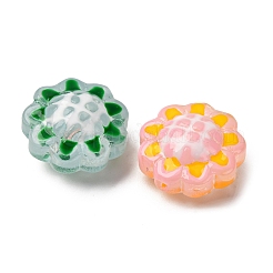 Стеклянные эмалевые бусины GLAA-C038-02