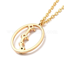 Красочное ожерелье с подвеской в виде созвездия кубического циркония NJEW-H166-01D