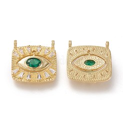 Кулон с кубическим цирконием из латуни ZIRC-K086-21G