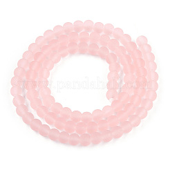 Chapelets de perles en verre transparente  &nbsp;LS-GLAA-T032-T4mm-MD10