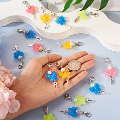 Светящиеся бабочки из акрила и буквы A ~ Z&nbsp;HJEW-TAC0020