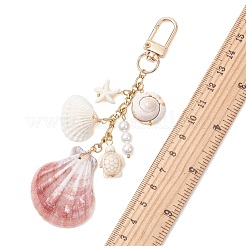 Décorations de pendentif de coquille&nbsp;HJEW-TA00476