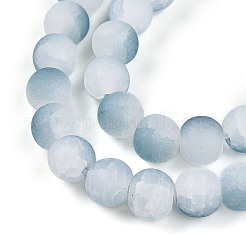 Perles en verre craquelé&nbsp;X1-GLAA-N009-8mm-06