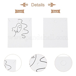 Картонных карт дисплей ювелирных изделий CDIS-H002-01B-01