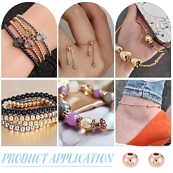 200 шт. Латунные дистанционные бусины&nbsp;KK-UN0005-48