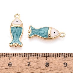 Латунь с эмалевыми подвесками&nbsp;KK-T073-38G