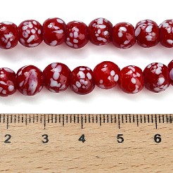 Бусы лэмпворк ручной работы&nbsp;LAMP-H071-01A-04