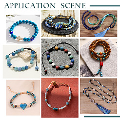 300шт 15 стиля натуральных и синтетических бусин из смешанных драгоценных камней G-AR0005-79