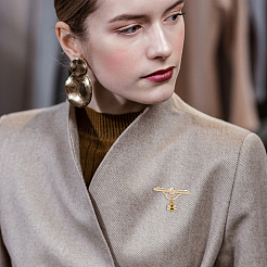 2 шт. 2-цветные булавки для килта из сплава для одежды&nbsp;JEWB-FH0002-62