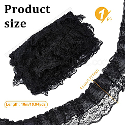 1 ruban de dentelle florale en organza&nbsp;OCOR-NB0002-85B