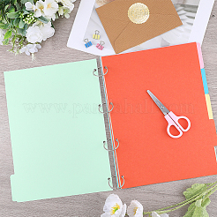 Fogli divisori per indice di quaderno con copertina rigida in carta&nbsp;AJEW-WH20011-03D