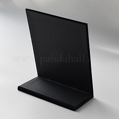 Г-образный бархатный стенд для сережек ювелирные изделия ODIS-WH0099-52