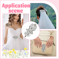 6 шт. стеклянные и сплавные аксессуары для одежды своими руками&nbsp;DIY-FG0008-13A