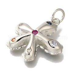 Подвеска из латуни с микропаве из кубического циркония&nbsp;KK-H485-25P