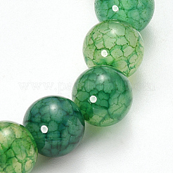 Натуральные драконьи вены агатовые вышитые бисером браслеты&nbsp;BJEW-Q692-02G