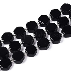 Природные обсидиана бисер нитей G-P534-A22-01