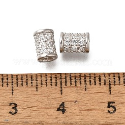 925 бусина из чистого серебра с микропаве и прозрачным фианитом STER-M018-11P