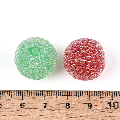 Непрозрачные акриловые круглые бусины&nbsp;OACR-T029-06M