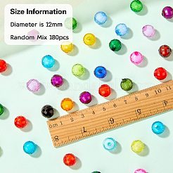 185 g de perlas acrílicas transparentes&nbsp;OACR-SZ0001-62