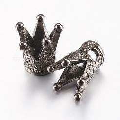 Сплавочные овальные бусины тибетского стиля &nbsp;PALLOY-F200-09B