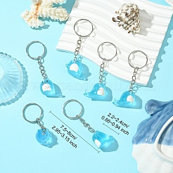 6шт брелок из светящейся смолы KEYC-FS00020